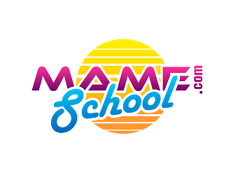 mameschool.com logo design by haze