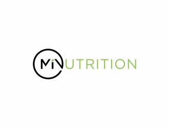 MI Nutrition logo design by checx