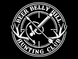 Beer Belly Hill Hunting Club  logo design by MAXR