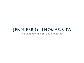 Jennifer G. Thomas, CPA An Accountancy Corporation logo design by GemahRipah