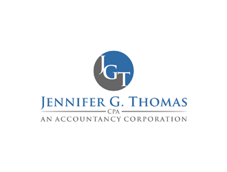 Jennifer G. Thomas, CPA An Accountancy Corporation logo design by johana