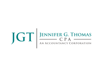 Jennifer G. Thomas, CPA An Accountancy Corporation logo design by asyqh