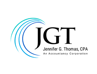 Jennifer G. Thomas, CPA An Accountancy Corporation logo design by Coolwanz