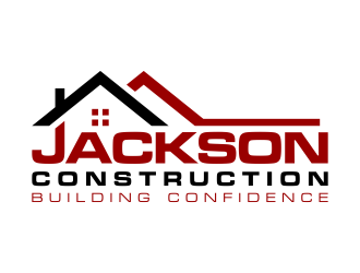 Jackson Construction  logo design by p0peye