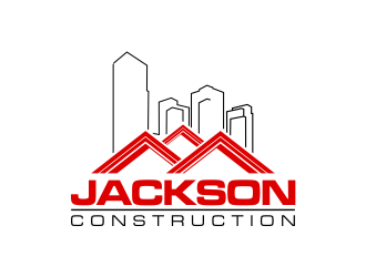 Jackson Construction  logo design by beejo
