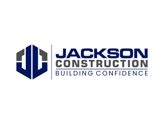 Jackson Construction  logo design by pakNton