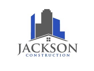 Jackson Construction  logo design by shravya