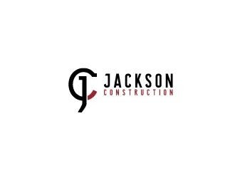 Jackson Construction  logo design by jhanxtc
