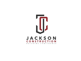 Jackson Construction  logo design by jhanxtc