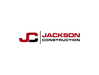 Jackson Construction  logo design by Barkah