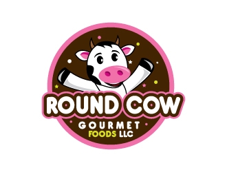 Round Cow Gourmet Foods LLC logo design by munna