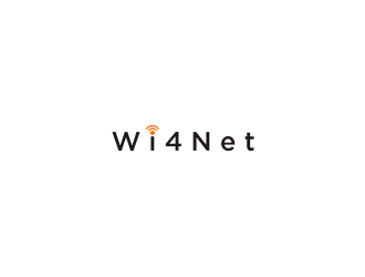 Wi4Net logo design by logitec