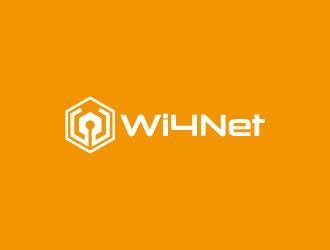 Wi4Net logo design by wongndeso