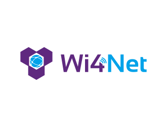 Wi4Net logo design by sitizen