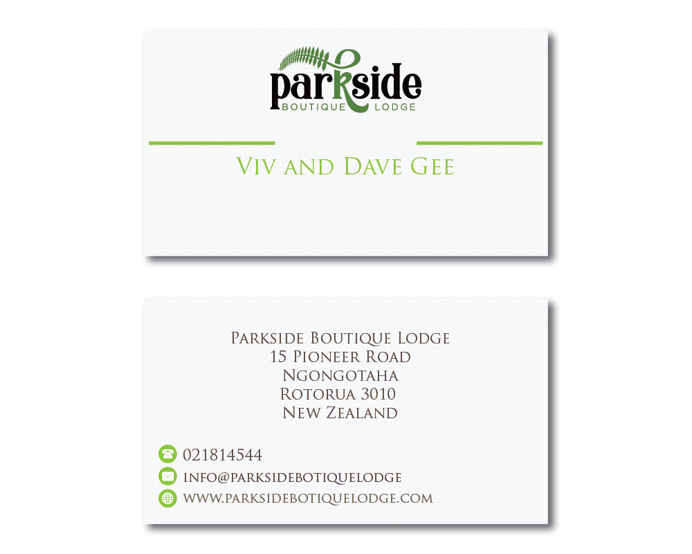 Parkside Boutique Lodge logo design by pixeldesign