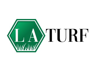L A Turf logo design by BeDesign