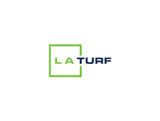 L A Turf logo design by ndaru