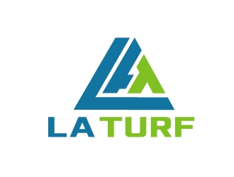 L A Turf logo design by NikoLai