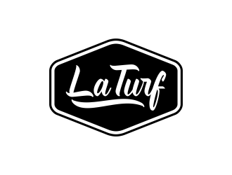 L A Turf logo design by DiDdzin
