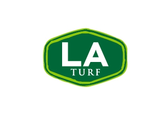 L A Turf logo design by Marianne