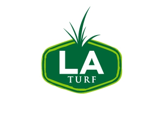 L A Turf logo design by Marianne