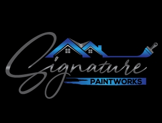 Signature Paintworks  logo design by Upoops