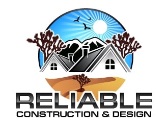 Reliable Construction & Design logo design by uttam