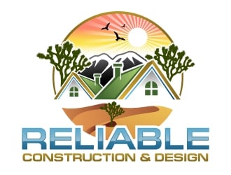 Reliable Construction & Design logo design by uttam