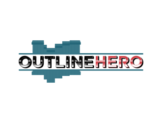 Outline Hero logo design by Kanya