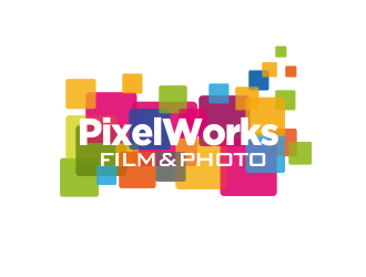 PixelWorks Film & Photo logo design by YONK