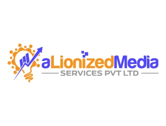 A LIONIZED MEDIA SERVICES PVT LTD logo design by jaize