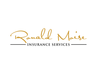 RONALD MOISE INSURANCE SERVICES logo design by cintoko