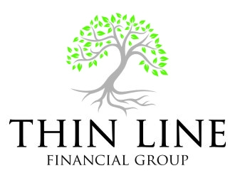 Thin Line Financial Group logo design by jetzu