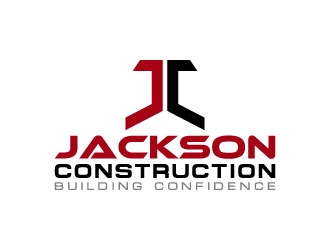 Jackson Construction  logo design by pixalrahul