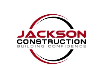 Jackson Construction  logo design by pixalrahul