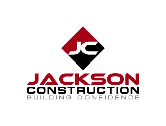 Jackson Construction  logo design by pixalrahul