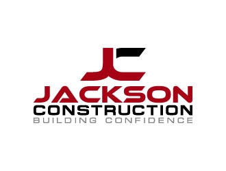 Jackson Construction  logo design by pixalrahul