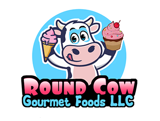 Round Cow Gourmet Foods LLC logo design by Optimus