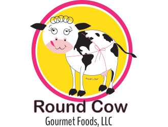 Round Cow Gourmet Foods LLC logo design by not2shabby