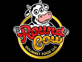 Round Cow Gourmet Foods LLC logo design by ingepro