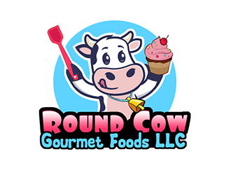 Round Cow Gourmet Foods LLC logo design by Optimus
