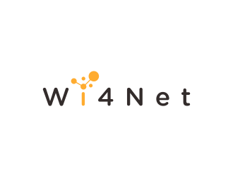Wi4Net logo design by BlessedArt