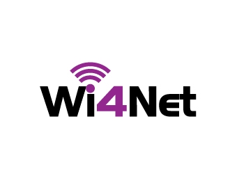 Wi4Net logo design by my!dea