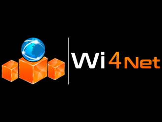 Wi4Net logo design by uttam