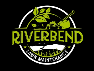 Riverbend Lawn Maintenance  logo design by DreamLogoDesign
