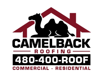 CAMELBACK ROOFING logo design by moomoo