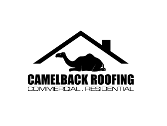 CAMELBACK ROOFING logo design by sodimejo