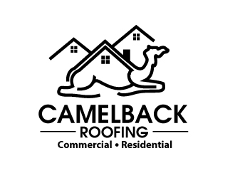 CAMELBACK ROOFING logo design by logopond