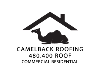 CAMELBACK ROOFING logo design by jafar