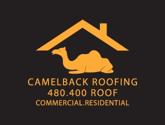 CAMELBACK ROOFING logo design by jafar